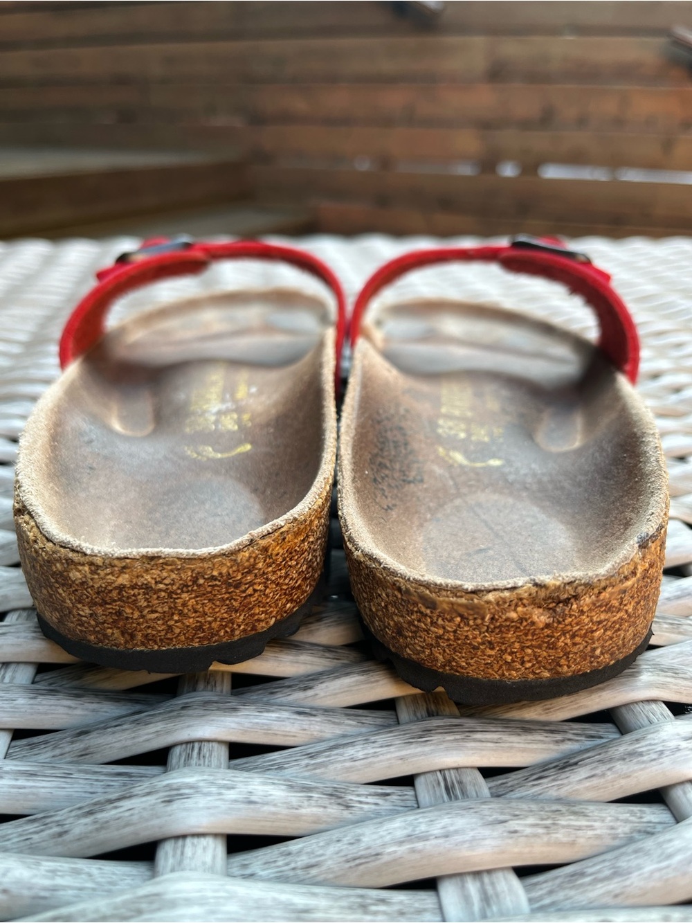 Birkenstock Madrid Red Sandals - Picture 9 of 9